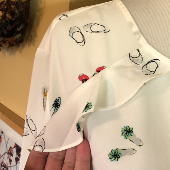 VAN HEUSEN size XXL SHOEGAL Graphic Shoes Heels Graphic Print Ruffle $64 NEW - Picture 12 of 16